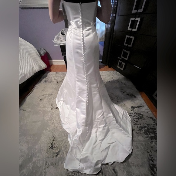 Wedding dress from David’s Bridal (with hanger). - Picture 6 of 8